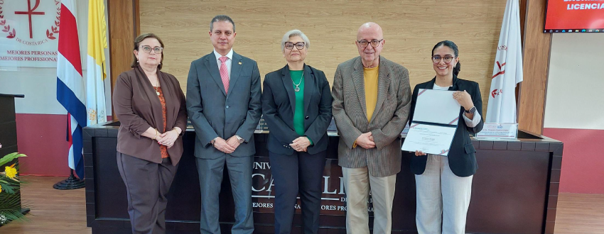 Bachillerato en Psicología y Licenciatura en Psicología de la UCAT reciben nuevo Certificado Oficial de Calidad del SINAES