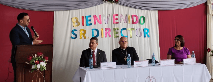 Centro Educativo San Francisco de Asís presentó a su nuevo Director Académico