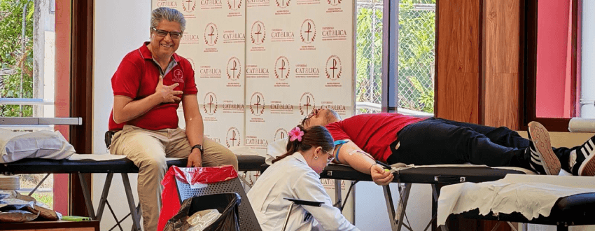 UCAT realizó campaña de donación de sangre en alianza con el Hospital Internacional La Católica