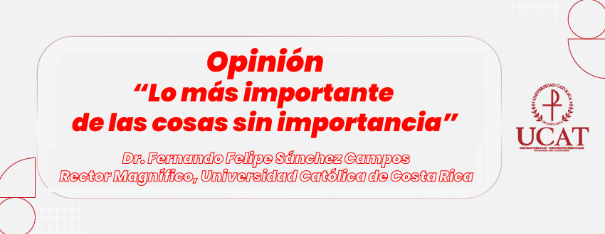 Lo más importante de las cosas sin importancia